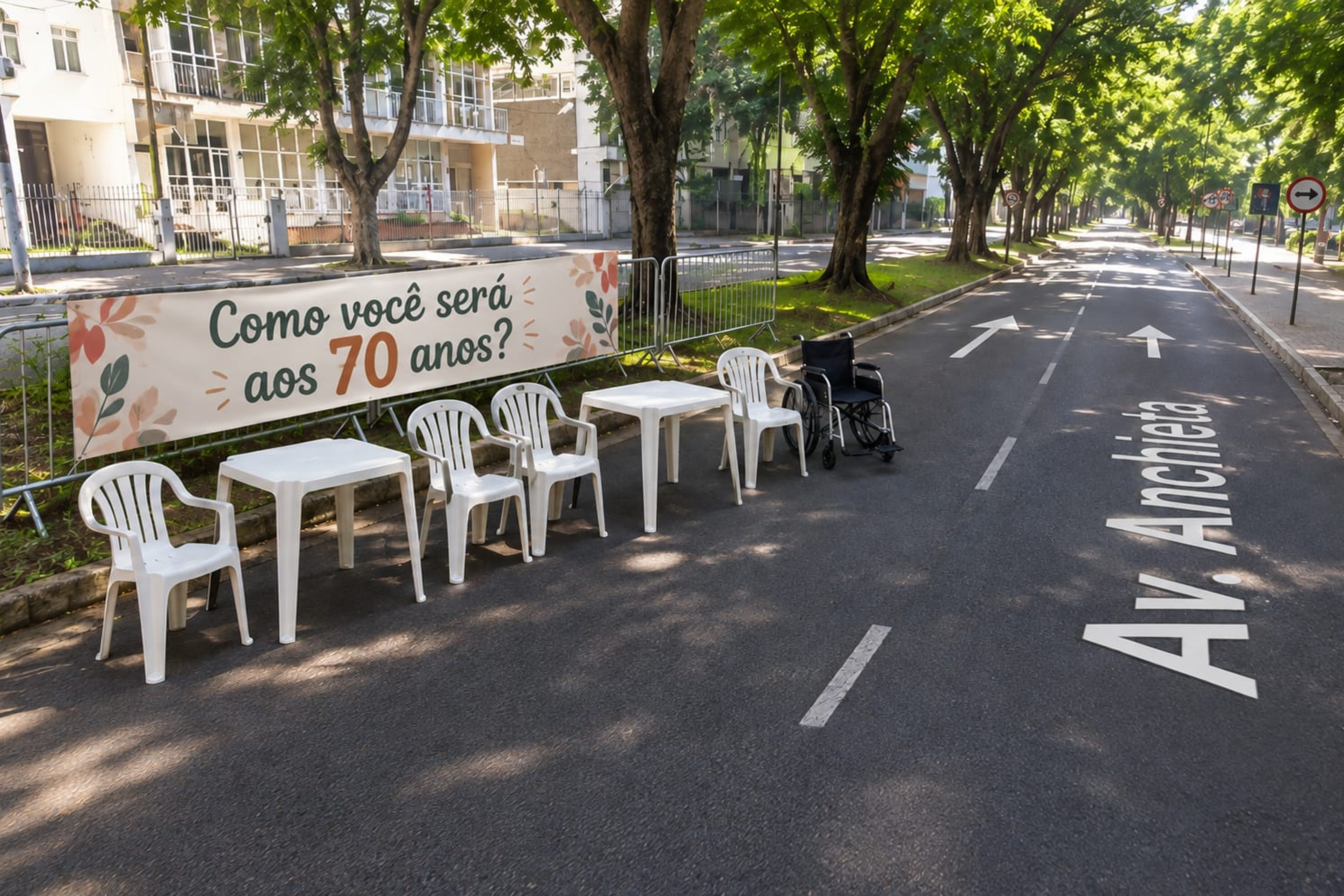 Como você será as 70 anos.